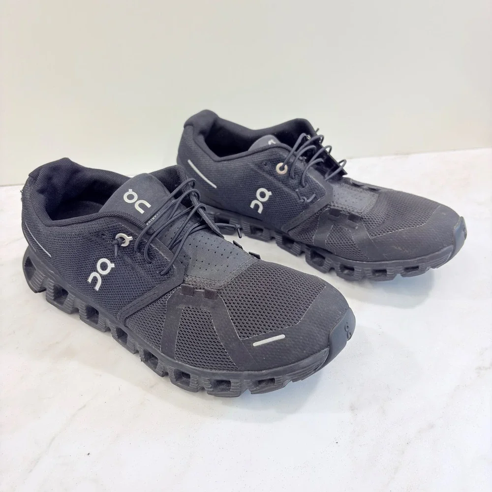 Athletic Gorpcore Running Shoes Cloud 5 Mesh On Cloud Women Black